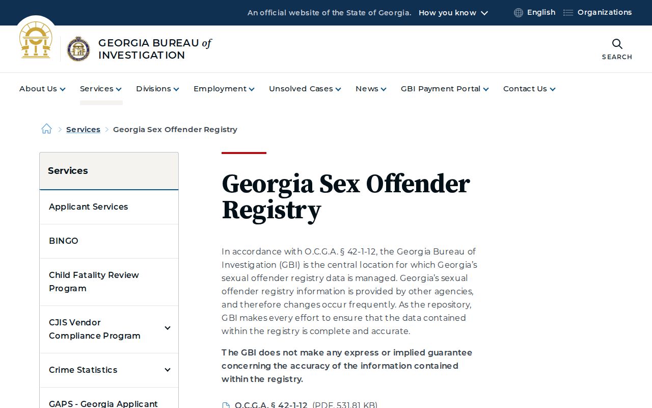 Albany resident lookup Georgia official registry
